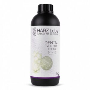 Фотополимер HARZ Labs Dental Yellow Clear Pro, прозрачный желтый (1 кг)