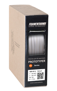 Пластиковая нить FILAMENTARNO! ABS GF-4 1.75 мм  белый (750 г)