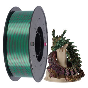 Kingroon PLA Tri-Silk Golden-Green-Rose red 1.75mm 1KG