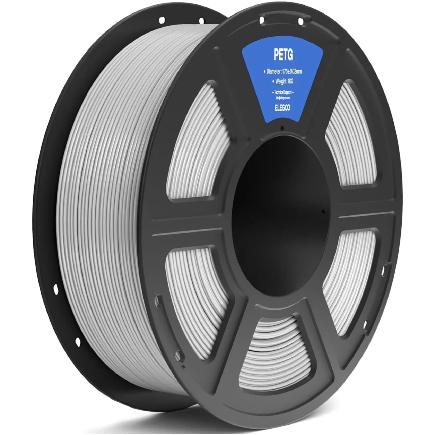 Elegoo PETG 1.75 мм 1 кг серый